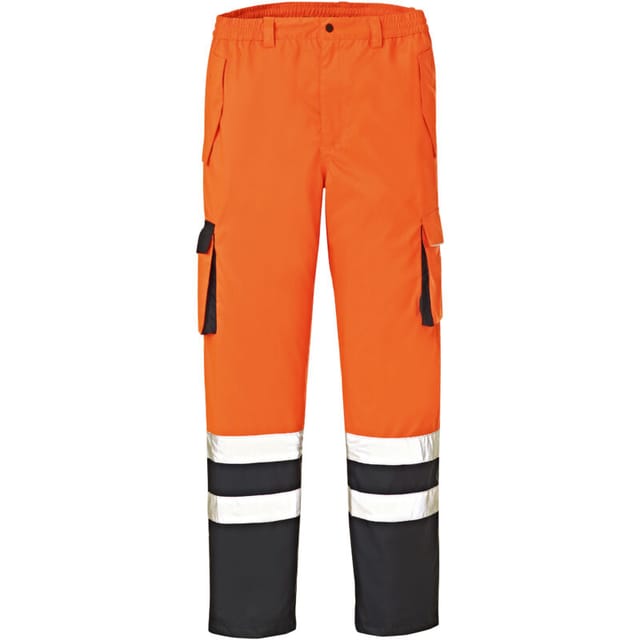 Warn-wetterschutz-bundhose Baltimore Leuchtorange/navy Größe Xl