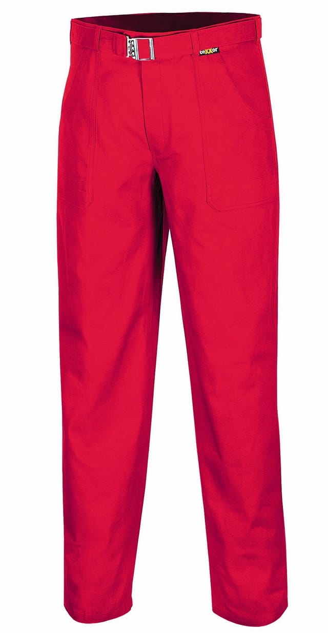 Bundhose 290 G/m² Rot Größe 42