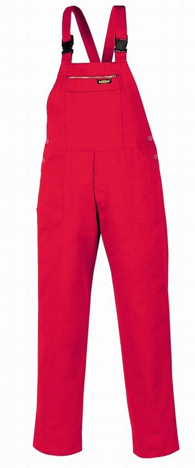 Latzhose 290 G/m² Rot Größe 52
