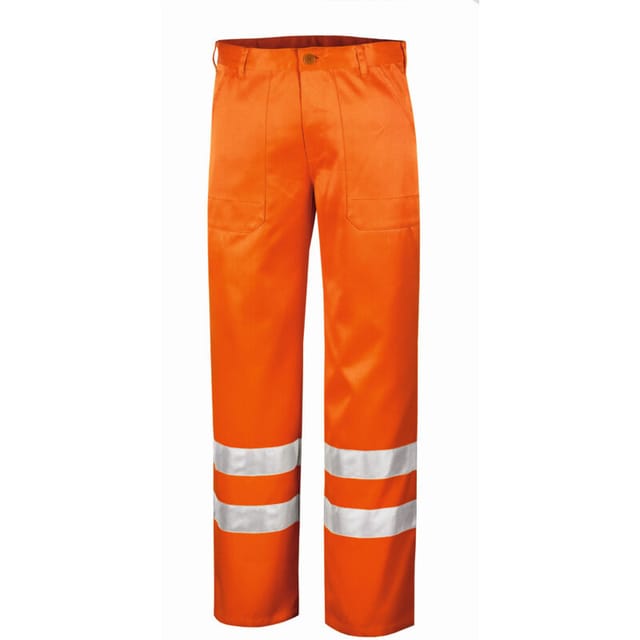 Warnschutz-hose Quebec Leuchtorange Größe 102