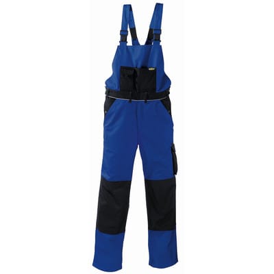 Canvas (320 G/m²) Latzhose Amazonas Kornblau/schwarz Größe 102