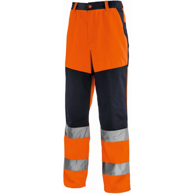 Warnschutz-bundhose Rochester Leuchtorange/navy Größe 58