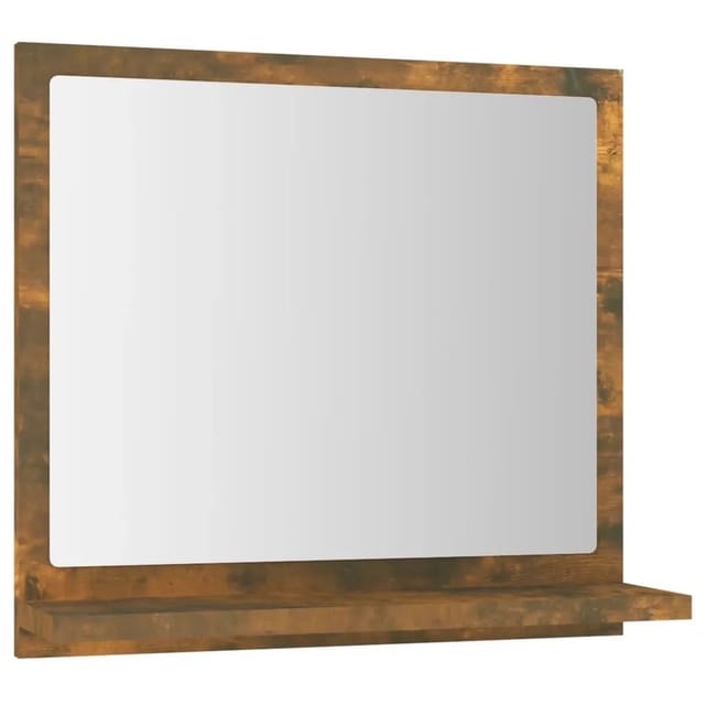 Badspiegel Räuchereiche 40x10,5x37 Cm Holzwerkstoff Vidaxl
