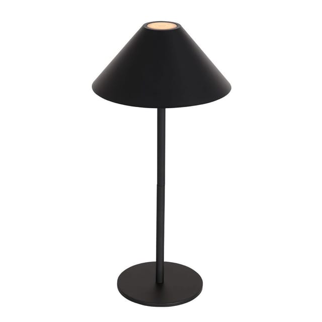 Steinhauer - Tischlampe - Ancilla - Schwarz - Kunststoff Metall -