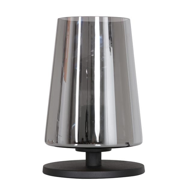 Steinhauer - Tischlampe - Ancilla - Schwarz - Glas Metall - Ø