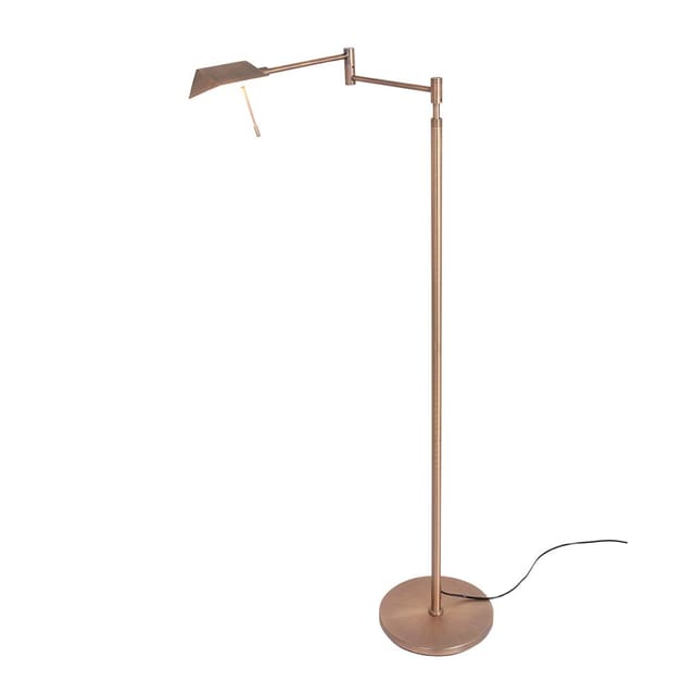 Stehlampe - Retina - Bronze - Glas Metall - - Steinhauer