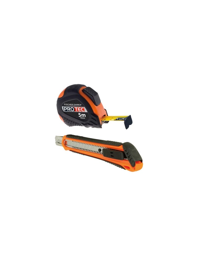 Messgerät 5m Und Cutter 18mm Cross Marketing - Fischer Darex