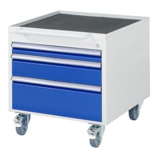 Roll-container 7000, B580xt650xh565mm, 3x Schublade-ta - Rau