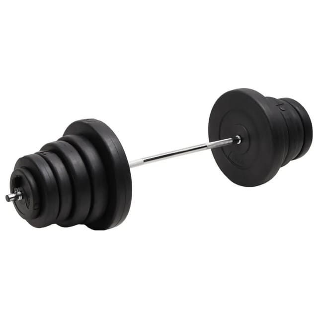 Vidaxl Langhantel Mit Gewichten 90 Kg
