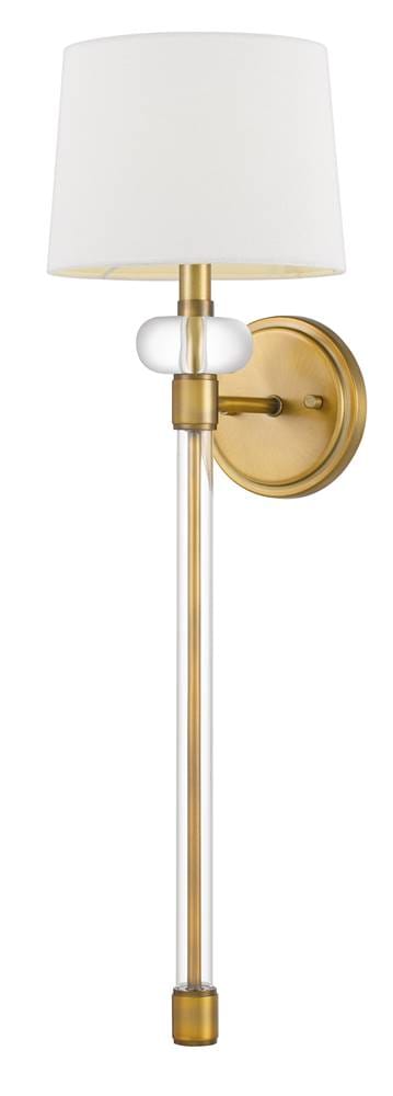 Elstead Quoizel Barbour Wandleuchte Mit Schirm Aus Verwittertem Messing