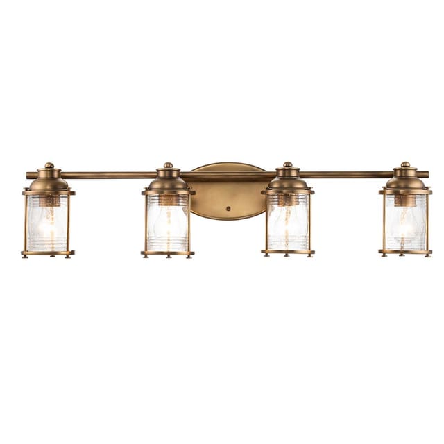 Wandleuchte Ashland Bay In Messing Für Badezimmer & Wohnraum, Breite 86cm