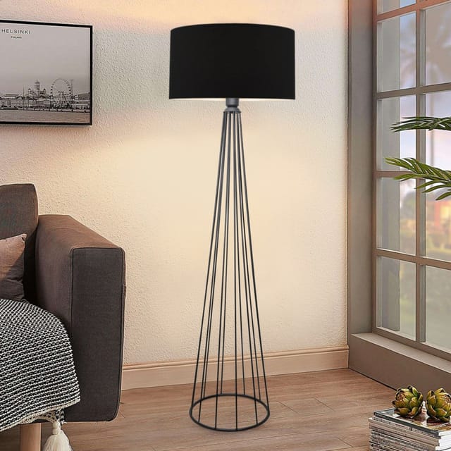 Stehlampe Neath Anthrazit / Schwarz [ Lux.pro