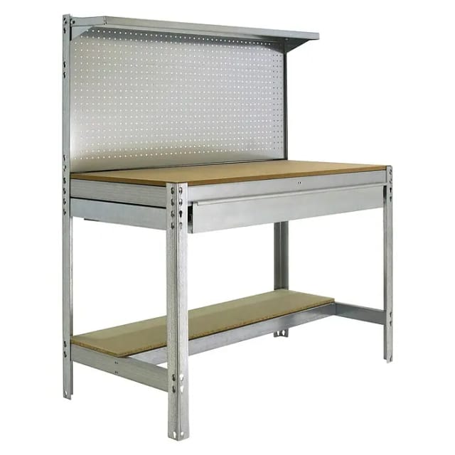 Simonrack Werkbank Kit Work Bt3 Box Galvanisiert Holz 151 Cm