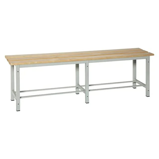Simonrack Garderobenbank Grau 150 Cm Holz Und Metall