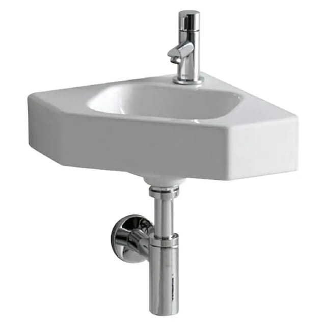 Icon Eck Handwaschbecken 33cm Weiß, 124729600 - Geberit