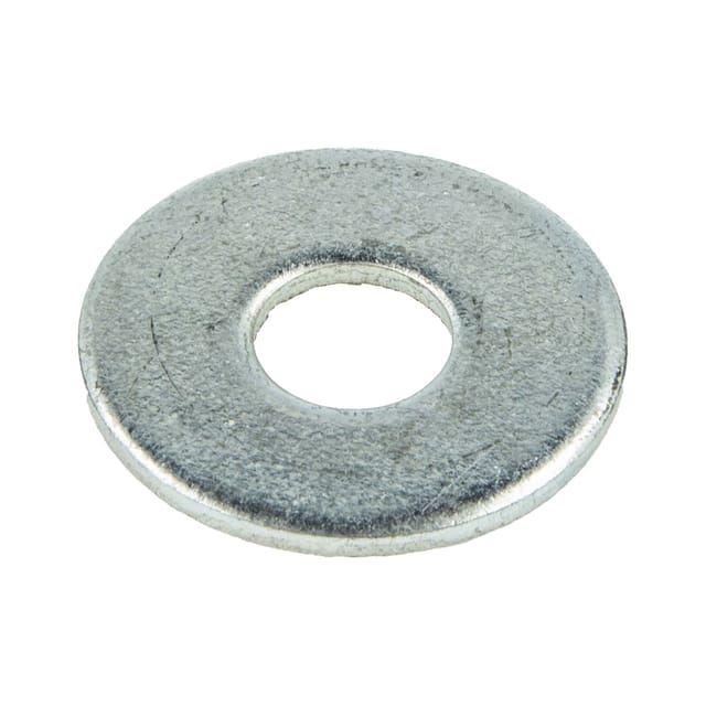 Tecuro - Unterlegscheiben Groß M4 (4,3 X 12 X 1,0 Mm) 100 Stück Din 9021, Stahl Verzinkt