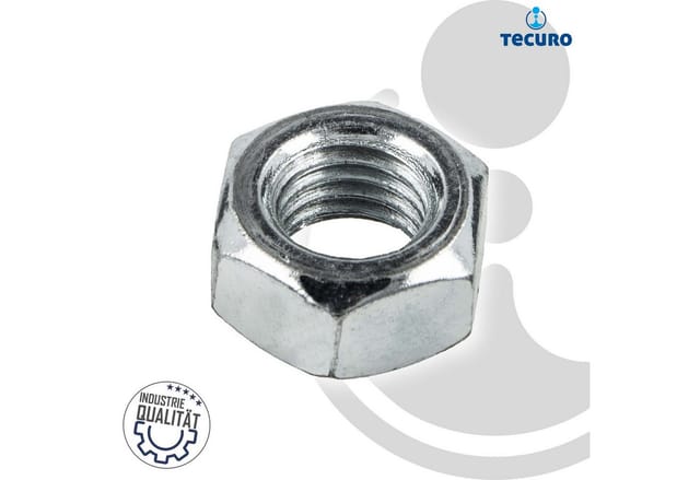 Tecuro - Sechskantmuttern M4 - 100 Stück Din 934, Edelstahl V2a