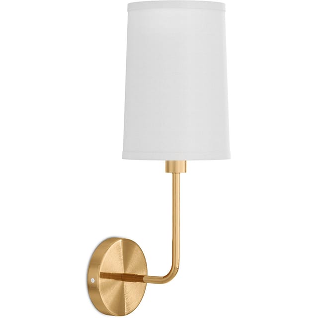 Wandleuchte – Goldfarben Mit Stofflampenschirm – Miu Gold
