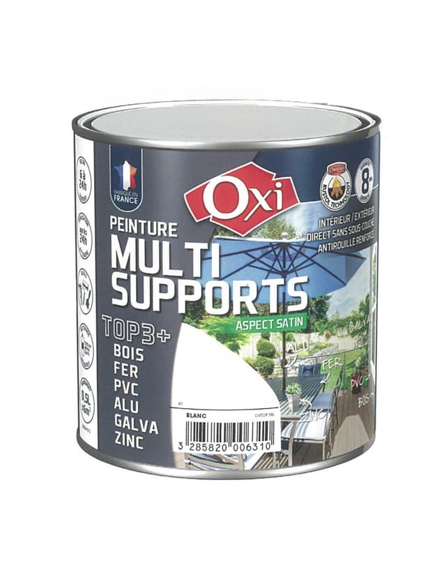 Top3+ Satinfarbe 0,5 Liter Weiß Satin - Oxi