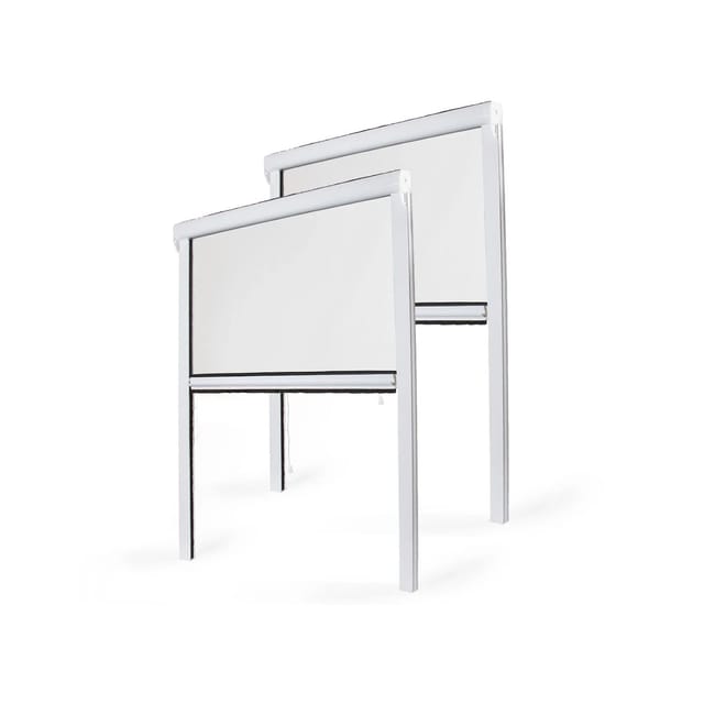 Eco Offer 2 Jalousien, Pvc-moskitonetz, L800 Mm X H1300 Mm, Verstellbar