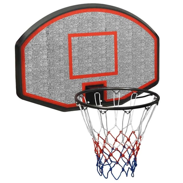Basketballkorb Schwarz 90x60x2 Cm Polyethylen - Vidaxl
