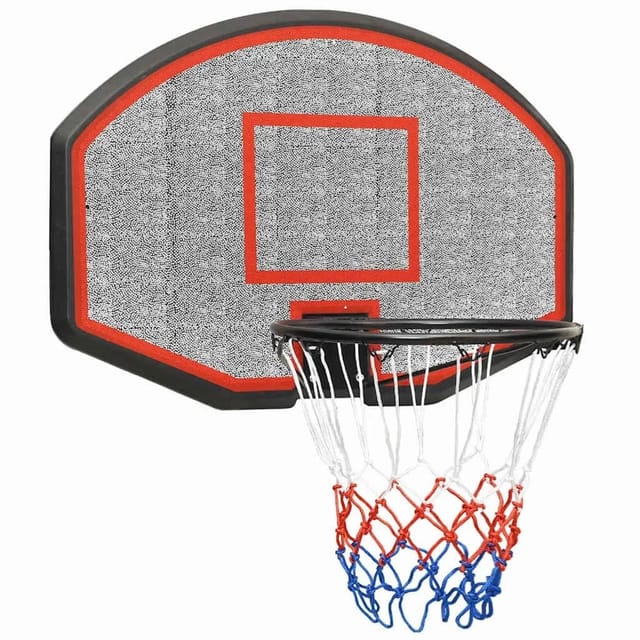 Basketballkorb Schwarz 71x45x2 Cm Polyethylen Vidaxl