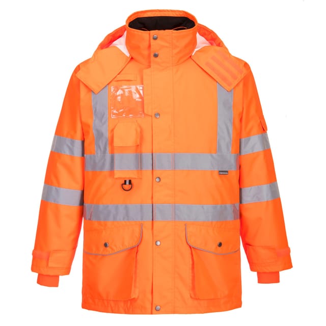 Portwest 7-in-1 Warnschutzjacke Bis -40°c, Rt27 Orange Gr. Xxxxxl