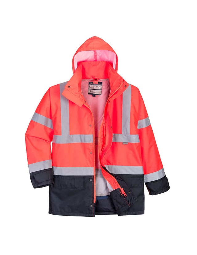 Bicolore Executive 5-in-1 Parka Rot/marine Xs