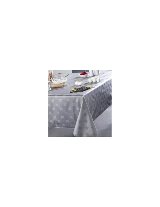 Calitex Damassé Beschichtung Pebblesgrau, Rot, Blau, 140 Cm X 20 M - Calitex