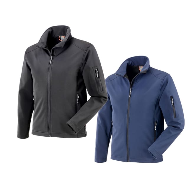 Buffalo In Softshell Arbeitsjacke - M - Schwarze - Schwarze - Neri