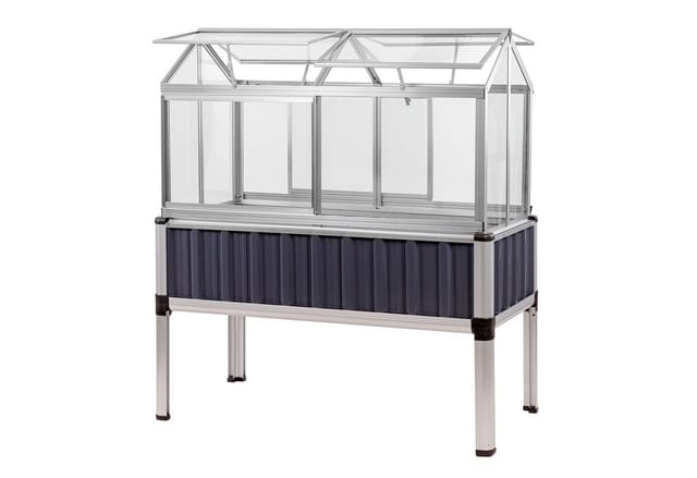 Dema - Hochbeet Eden 114x61x129cm Mit Gewächshausaufsatz Stabil Für Balkon Und Garten