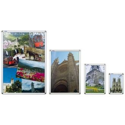 Franken - Bilderwechselrahmen 45 X 62,4 X 1,2 Cm (b X H X T) Din A2 Aluminium Silber