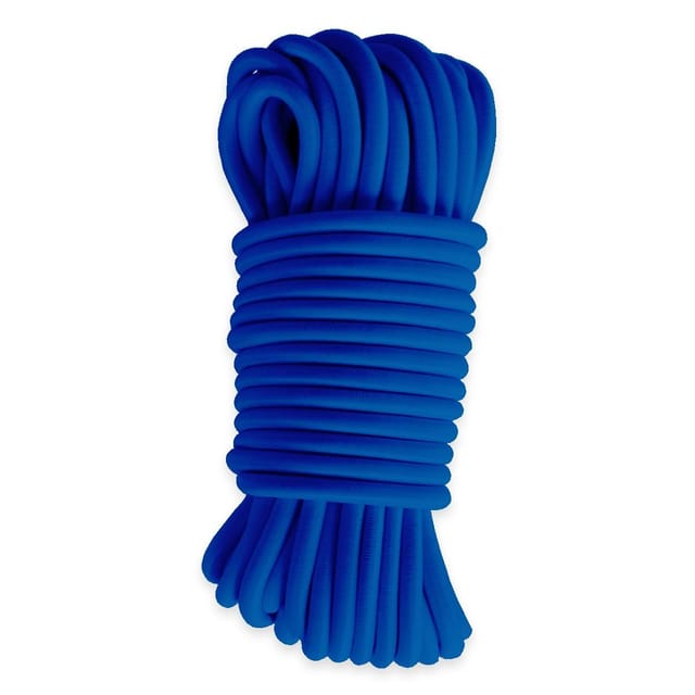 Tecplast - Elastisches Gummiseil Blau 60 Meter - Qualität Pro 9sw - Spannseil Für Planen Mit Einem Durchmesser Von 9 Mm