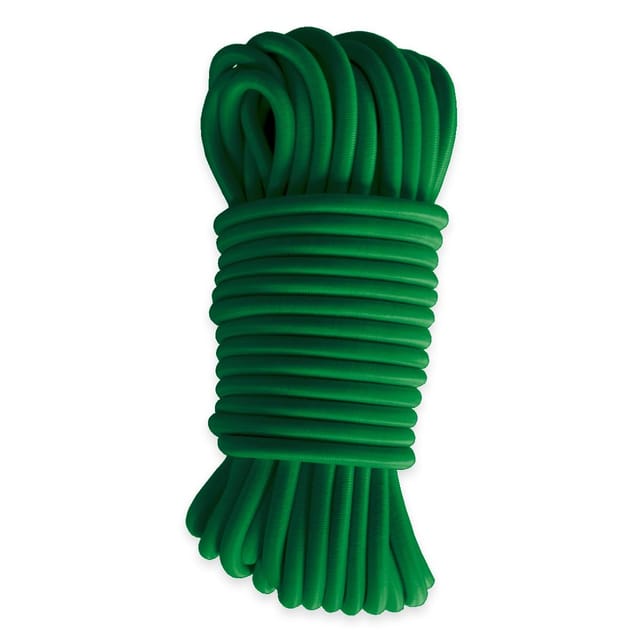 Tecplast - Elastisches Gummiseil Grün 70 Meter - Qualität Pro 9sw - Spannseil Für Planen Mit Einem Durchmesser Von 9 Mm