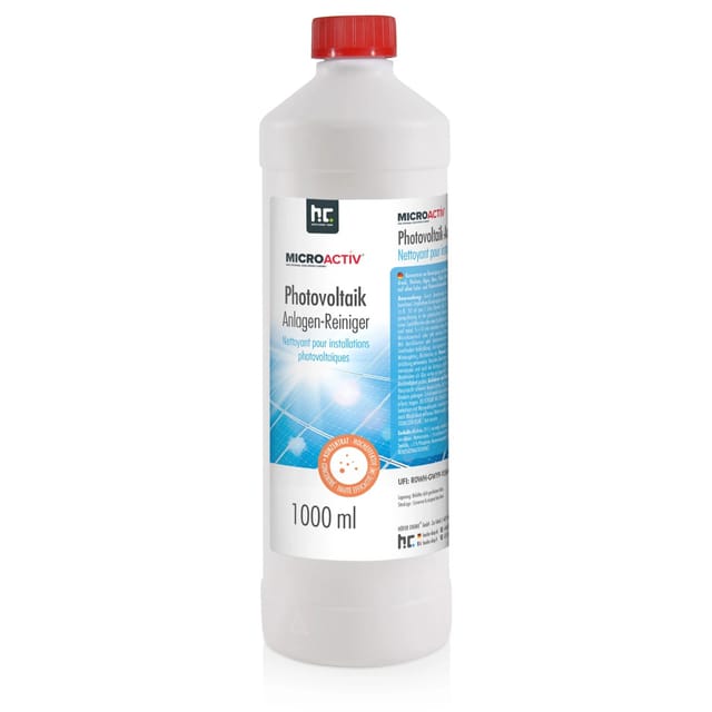 6x 1 L Microactiv® Photovoltaikanlagen Reiniger