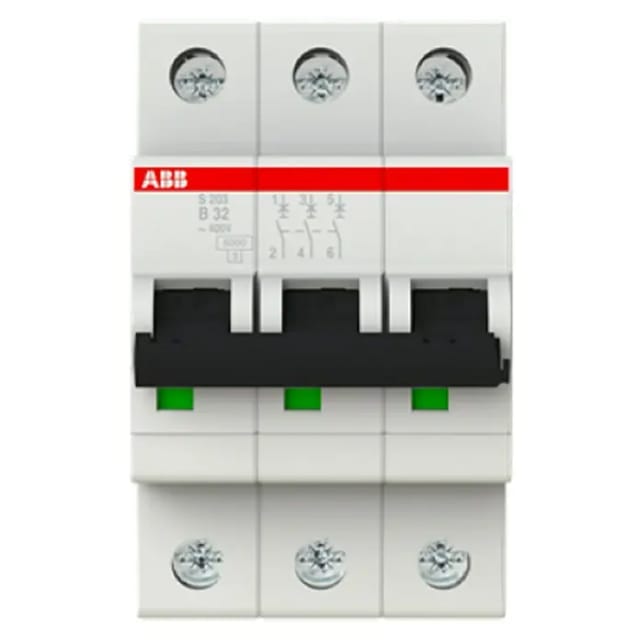 Abb - 2cds253001r0325 S203-b32 Leitungsschutzschalter 3polig 32 A