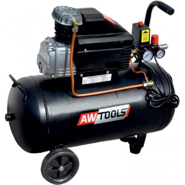 Awtools Sprężarka Olejowa Fl-24l Wydajność 245/min. Zbiornik 24l