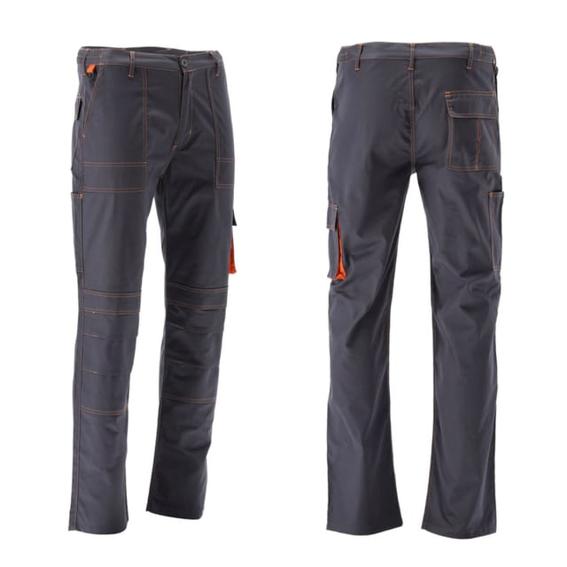 Arbeitshose Doria Grau/orange Gr. Xl