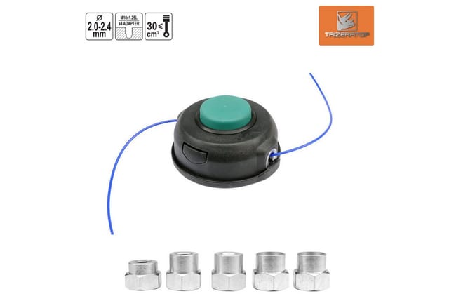 Trimmerkopf Für Trimmer Und Freischneider Mit Geringer Und Mittlerer Leistung (kapazität Bis 30 Cm3), 5 Adapter 79550 Flo