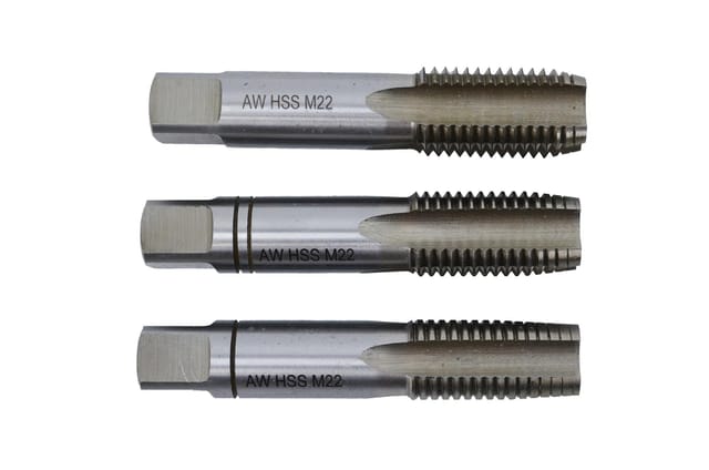 Awtools Taper M2 Hss M4x0.70 / Kpl.3stk.