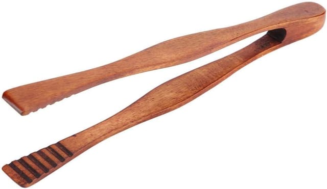 Kochzange Aus Holz Für Grill, Buffet, Brot, Steak, Servierwerkzeug (26 Cm)