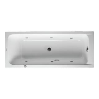 Duravit - D-code Whirlwanne, 1700x700mm, 1 Rückenschräge, Jet