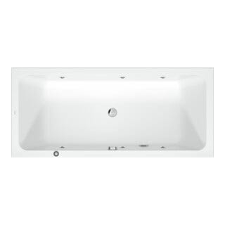 Duravit - D-code Whirlwanne, 1800x800mm, 2 Rückenschrägen, Jet