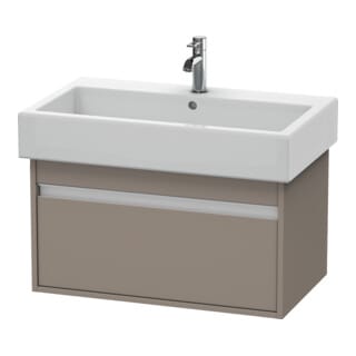 Ketho Waschtischunterschrank Wandhängend 6687, 1 Auszug, - Duravit