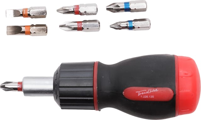 Trendline - Schraubendreher-set 8-teilig 7 Bits Schlitz Kreuz Chrom-vanadium-stahl
