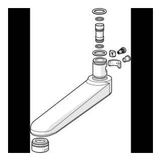 Hansa Auslauf 59911380 Länge 145mm Chrom