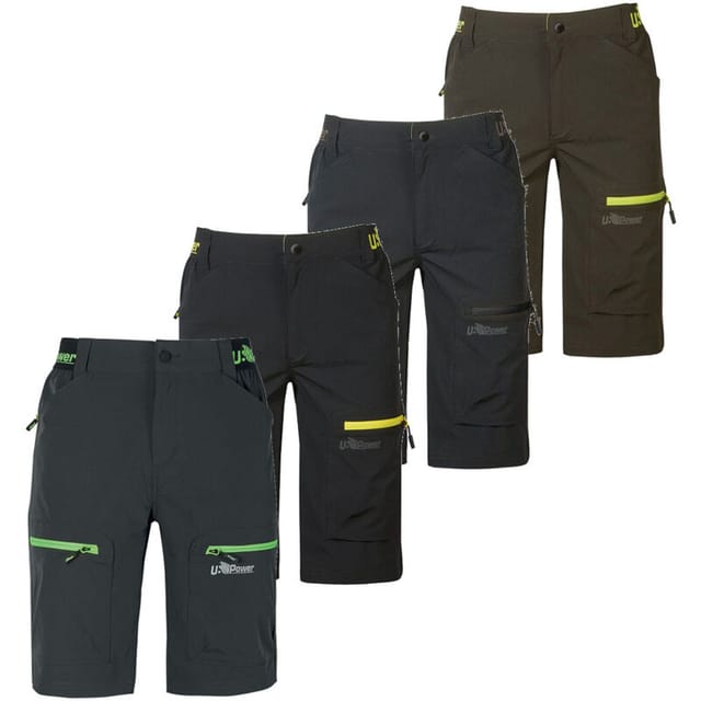 U-power - Ares U-4 Stretch Arbeitsshorts - Xxxxxl - Dunkelgrau