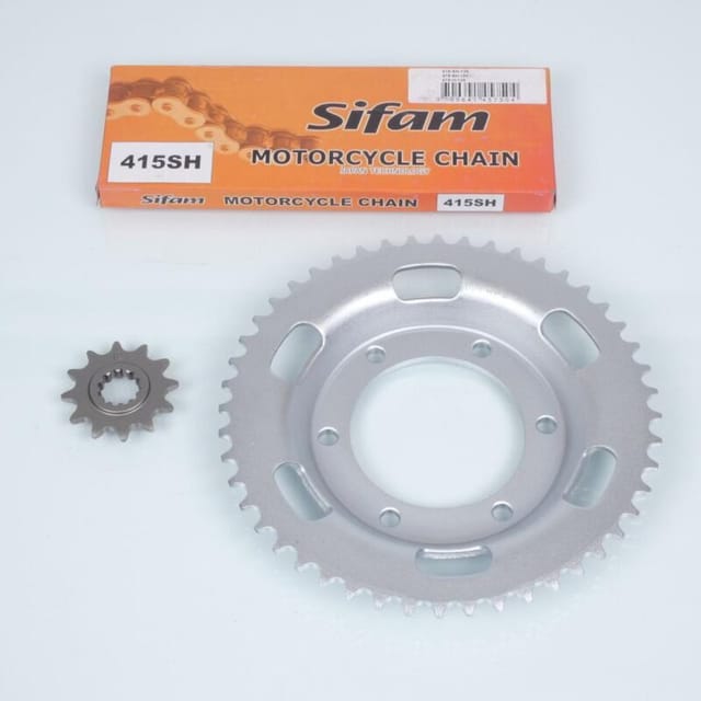 Kit Kette Axring Für Motorrad Rieju 50 Rr 1996 Bis 1998 12x48 Pas
