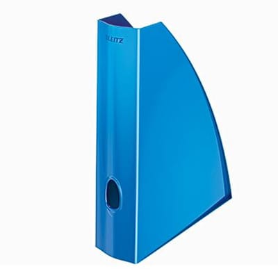 Leitz - Stehsammler Wow 7,5 X 31,2 X 25,8 Cm (b X H X T) Din A4 Werkstoff: Polystyrol Blau