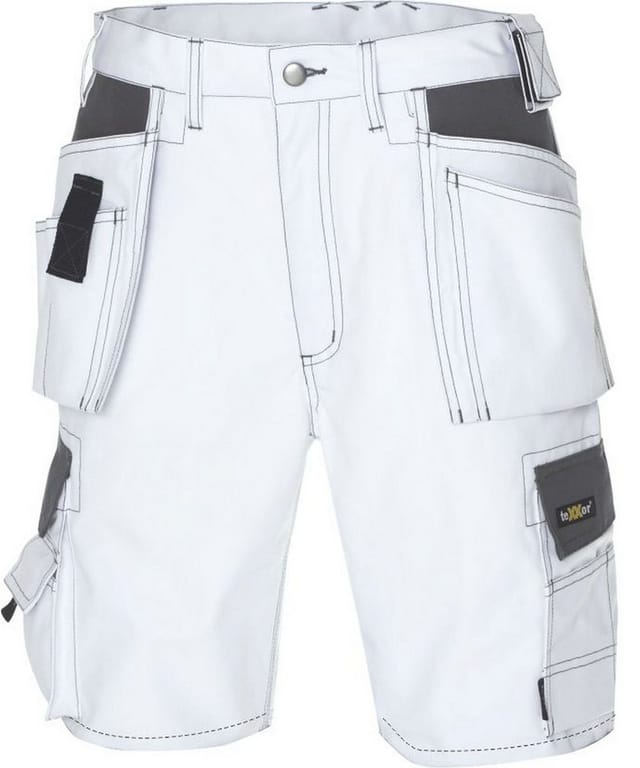 Texxor Canvas Arbeits-shorts Bermuda Weiß/grau 64 4344